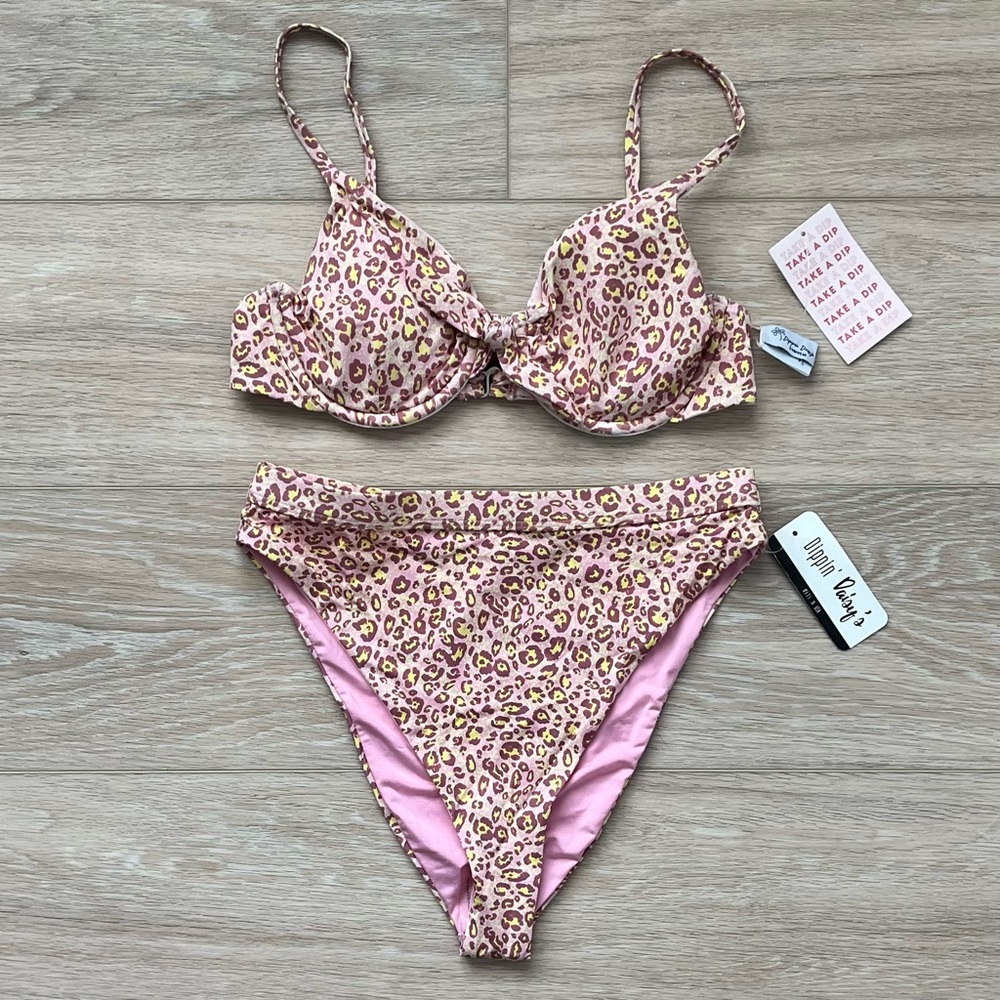 Dippin' Daisy's Pink Leopard Bikini